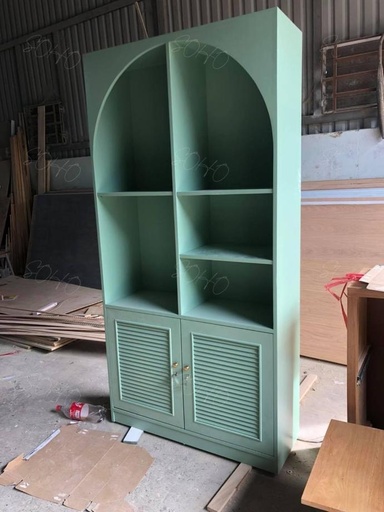 Tủ đứng SOHO Vintage màu xanh ngọc (TU6)