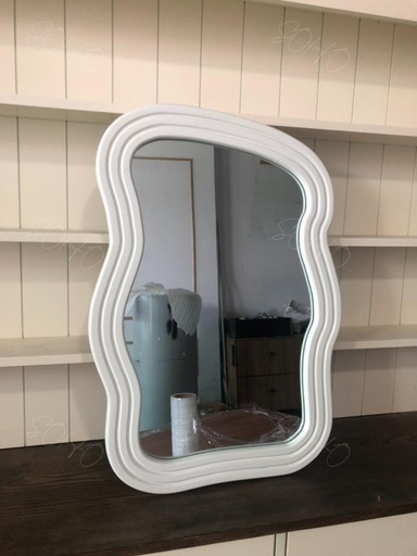 Gương mini để bàn SOHO viền uốn lượn (G5)